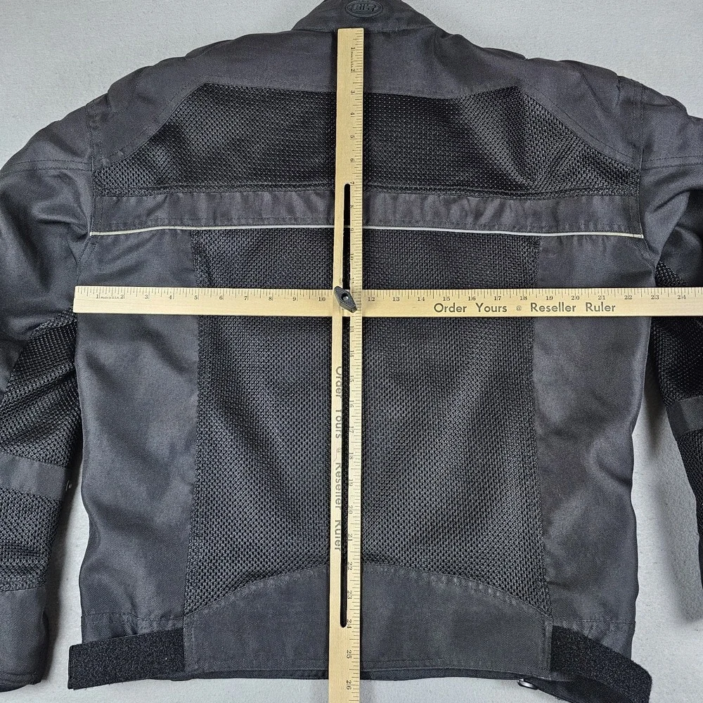 BILT Motorcycle Jacket Mens Medium Black BLM 3 Armored Mesh Textile Padded Moto